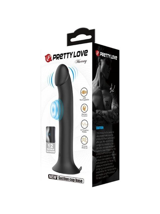 Pretty Love - Murray Vibrator and Clitoris Sucker Black