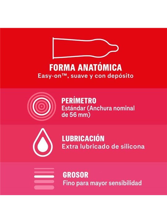 Durex - Preservativi Sensitivo e Suave 12 Unità