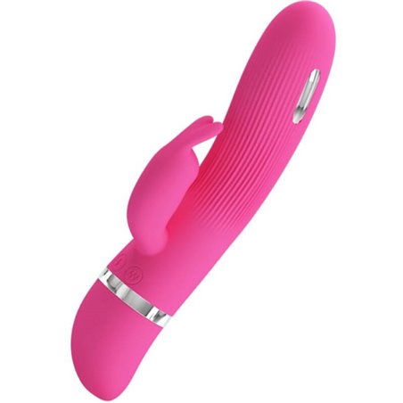 Pretty Love Ingram - Vibratore Rabbit Fucsia con Stimolazione Elettrica