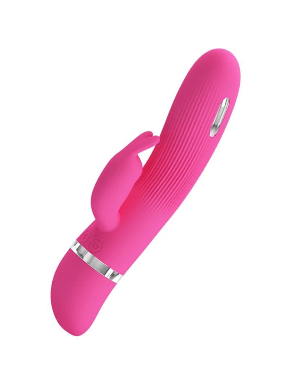 Pretty Love Ingram - Vibratore Rabbit Fucsia con Stimolazione Elettrica