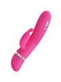 Pretty Love Ingram - Vibratore Rabbit Fucsia con Stimolazione Elettrica