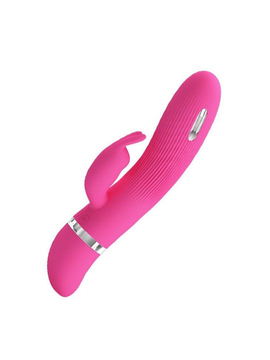 Pretty Love Ingram - Vibratore Rabbit Fucsia con Stimolazione Elettrica