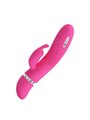 Pretty Love Ingram - Vibratore Rabbit Fucsia con Stimolazione Elettrica