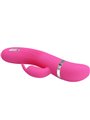 Pretty Love Ingram - Vibratore Rabbit Fucsia con Stimolazione Elettrica