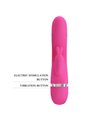 Pretty Love Ingram - Vibratore Rabbit Fucsia con Stimolazione Elettrica