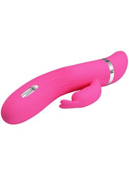 Pretty Love Ingram - Vibratore Rabbit Fucsia con Stimolazione Elettrica