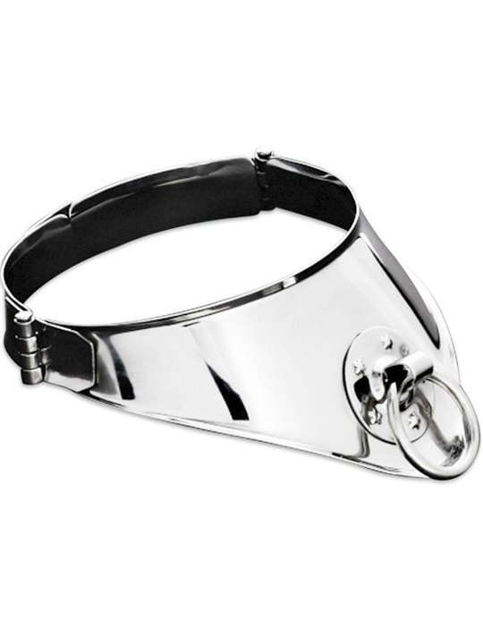 Metal Hard Neclace With Ring And Lock  12.5 CM