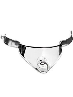 Metal Hard Neclace With Ring And Lock  12.5 CM