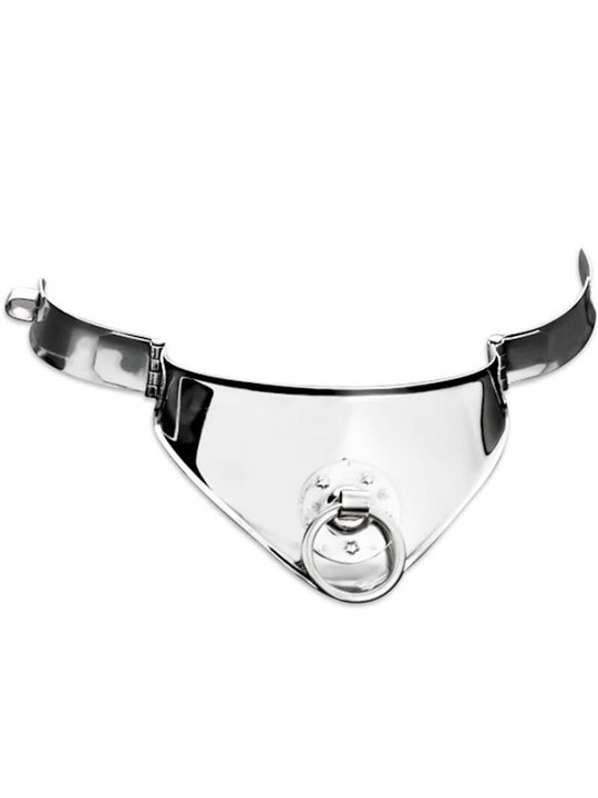 Metal Hard Neclace With Ring And Lock  12.5 CM