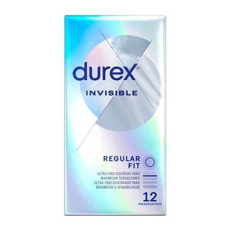 Durex Invisible - Preservativi Extra Sottili 12 Unità