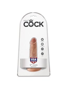 King Cock - Realistic Penis 12 CM Caramel