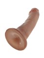 King Cock - Fallo con Ventosa Dildo Realistico Vaginale 6 Tan