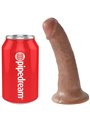 King Cock - Fallo con Ventosa Dildo Realistico Vaginale 6 Tan
