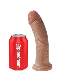 King Cock - Realistic Penis 19.5 CM Caramel