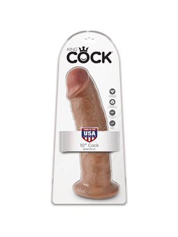 King Cock - Realistic Penis 24 CM Caramel