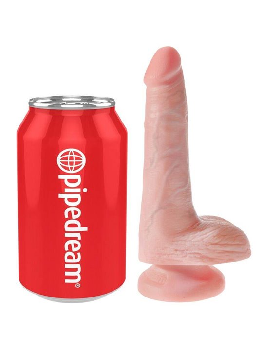 King Cock - Realistic Penis with Balls 13.5 CM Light