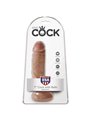 King Cock - Realistic Penis with Balls 13.2 CM Caramel