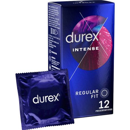 Durex Intense - Stimulating Condoms Regular Fit 12 Pcs