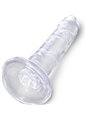 King Cock - Clear Realistic Penis 15.5 CM Transparent