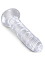 King Cock - Clear Realistic Penis 15.5 CM Transparent
