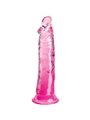 King Cock Clear - Realistic Penis 19.7 CM Pink