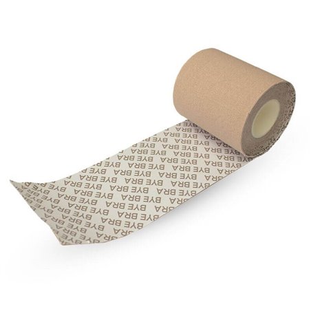 Bye-Bra - Body Tape 5 M X 6.5 CM + 3 Pairs Of Nipple Covers Beige