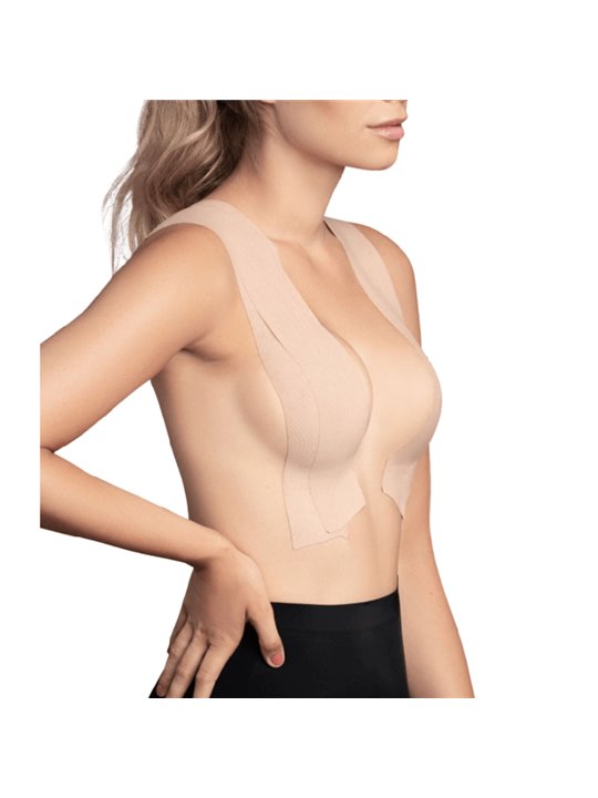 Bye-Bra - Nastro Corpo 5 M X 6,5 CM + 3 Paia di Copri Capezzoli - Beige