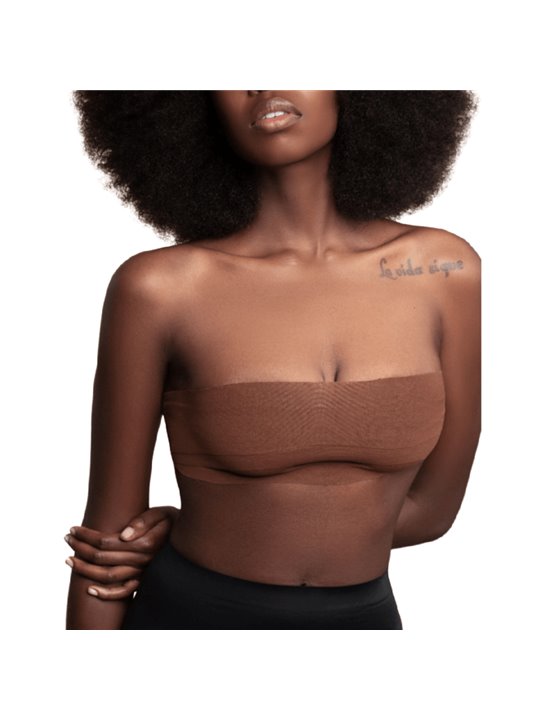 Bye-Bra - Nastro Corpo 5 M X 6,5 CM + 3 Paia di Copri Capezzoli - Marrone
