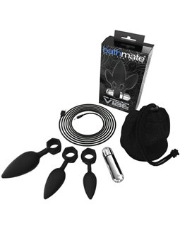 Bathmate Anal Training Plugs Vibe - Set di 3 Plug Anali Vibranti