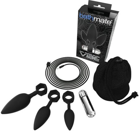 Bathmate Anal Training Plugs Vibe - Set di 3 Plug Anali Vibranti