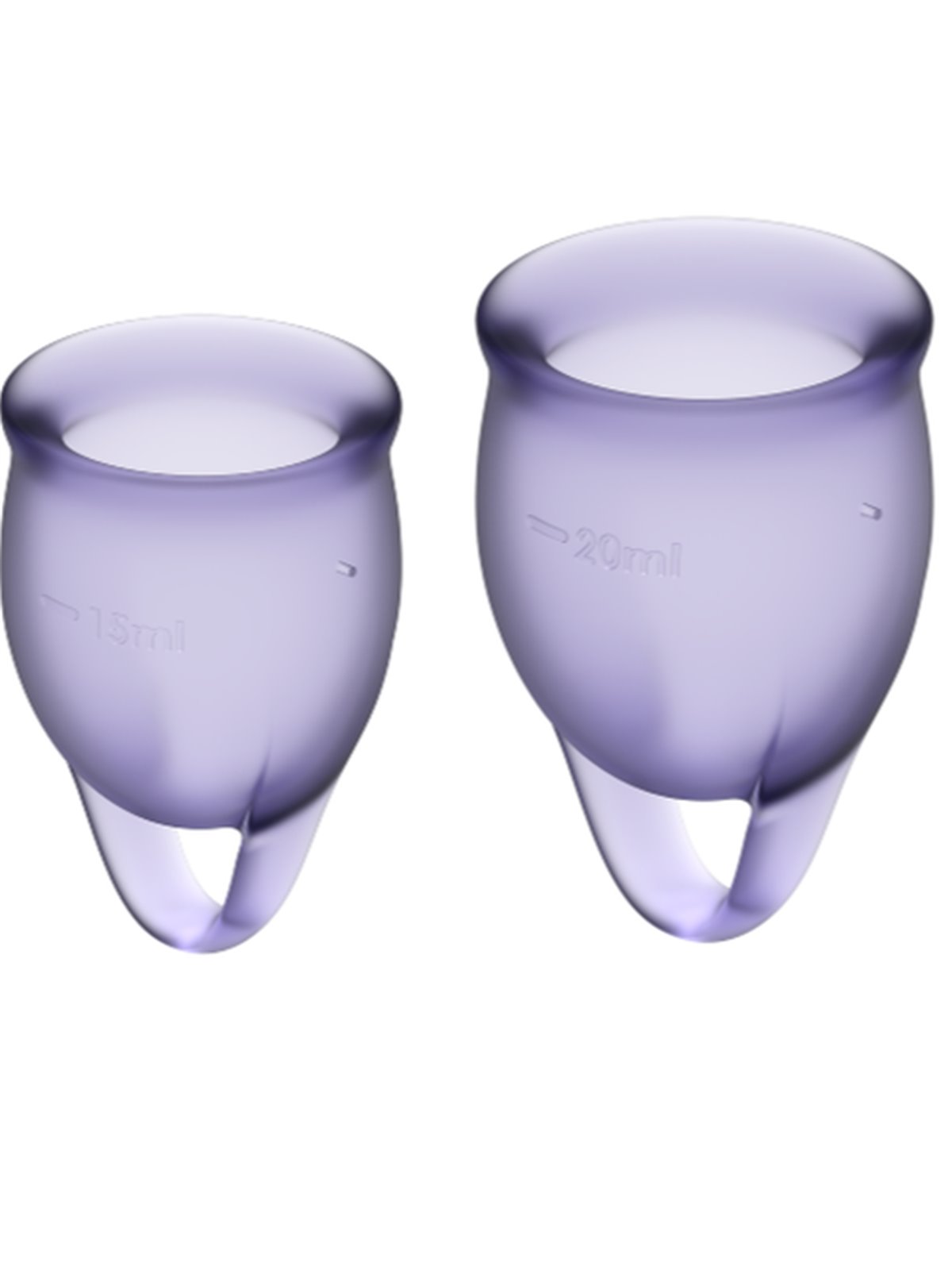 Satisfyer Feel Confident Menstrual Cup Purple 15+20Ml