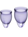 Satisfyer Feel Confident Menstrual Cup Purple 15+20Ml