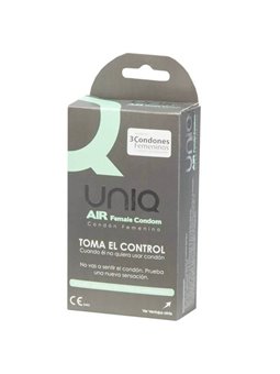Uniq - Air Latex Free Female Condom 3 Units