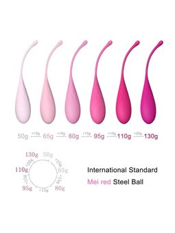 Leslie - Kegel Fit Pelvic Muscle Training Set 6 Weights