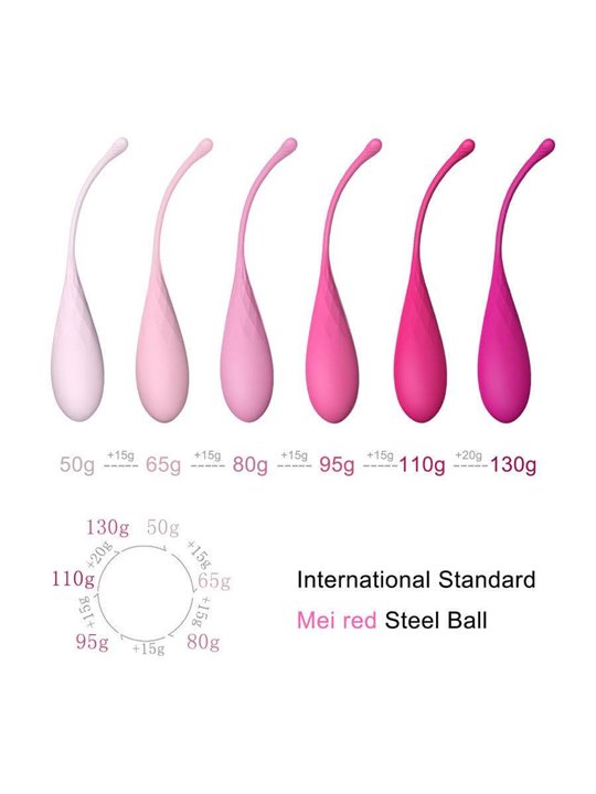 Leslie - Kegel Fit Pelvic Muscle Training Set 6 Weights