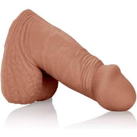 CalExotics Packer Gear 4 - Dildo Realistico Strap-On 10,25 CM - Marrone