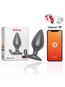 Oninder - Rio Vibrating Anal Plug Black - Free App