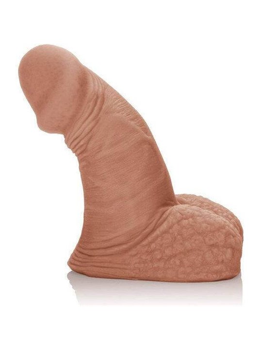 CalExotics Packer Gear 4 - Dildo Realistico Strap-On 10,25 CM - Marrone