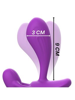 Intense - Shelly Plug Anal Remote Control Purple