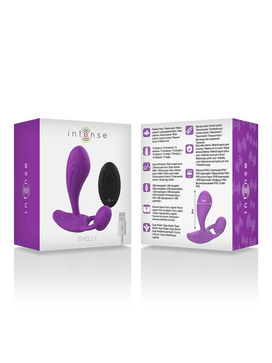 Intense - Shelly Plug Anal Remote Control Purple