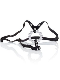 CalExotics Lover's Tong - Perizoma con Perle per la Stimolazione di Coppia
