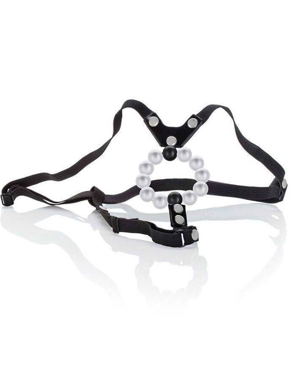 CalExotics Lover's Tong - Perizoma con Perle per la Stimolazione di Coppia