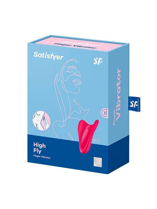 Satisfyer - High Fly Finger Vibrator Fuchsia