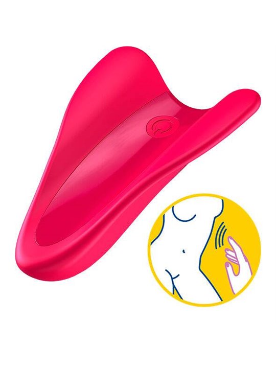 Satisfyer - High Fly Finger Vibrator Fuchsia