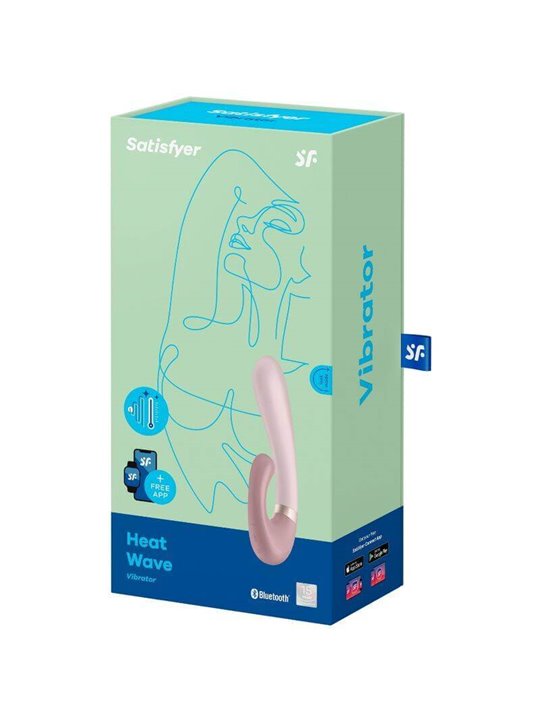 Satisfyer Heat Wave Vibrator App - Pink