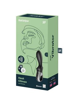 Satisfyer Heat Climax Vibratore Anale con App Nero