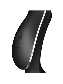 Satisfyer Curvy Trinity 2 Air Pulse Vibrator - Black