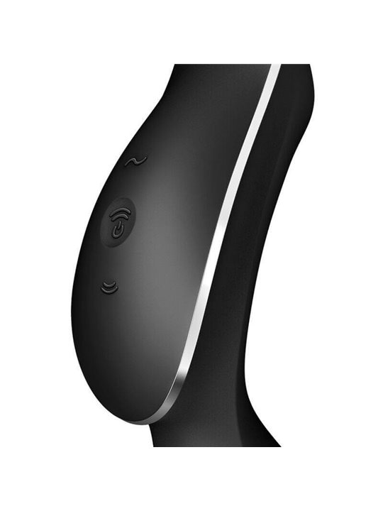 Satisfyer Curvy Trinity 2 Air Pulse Vibrator - Black