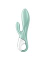 Satisfyer - Air Pump Bunny 5+ Inflatable Rabbit Vibrator App GReen
