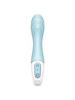 Satisfyer Air Pump Vibrator 5+ Inflatable G-Spot Vibrator App - Blue